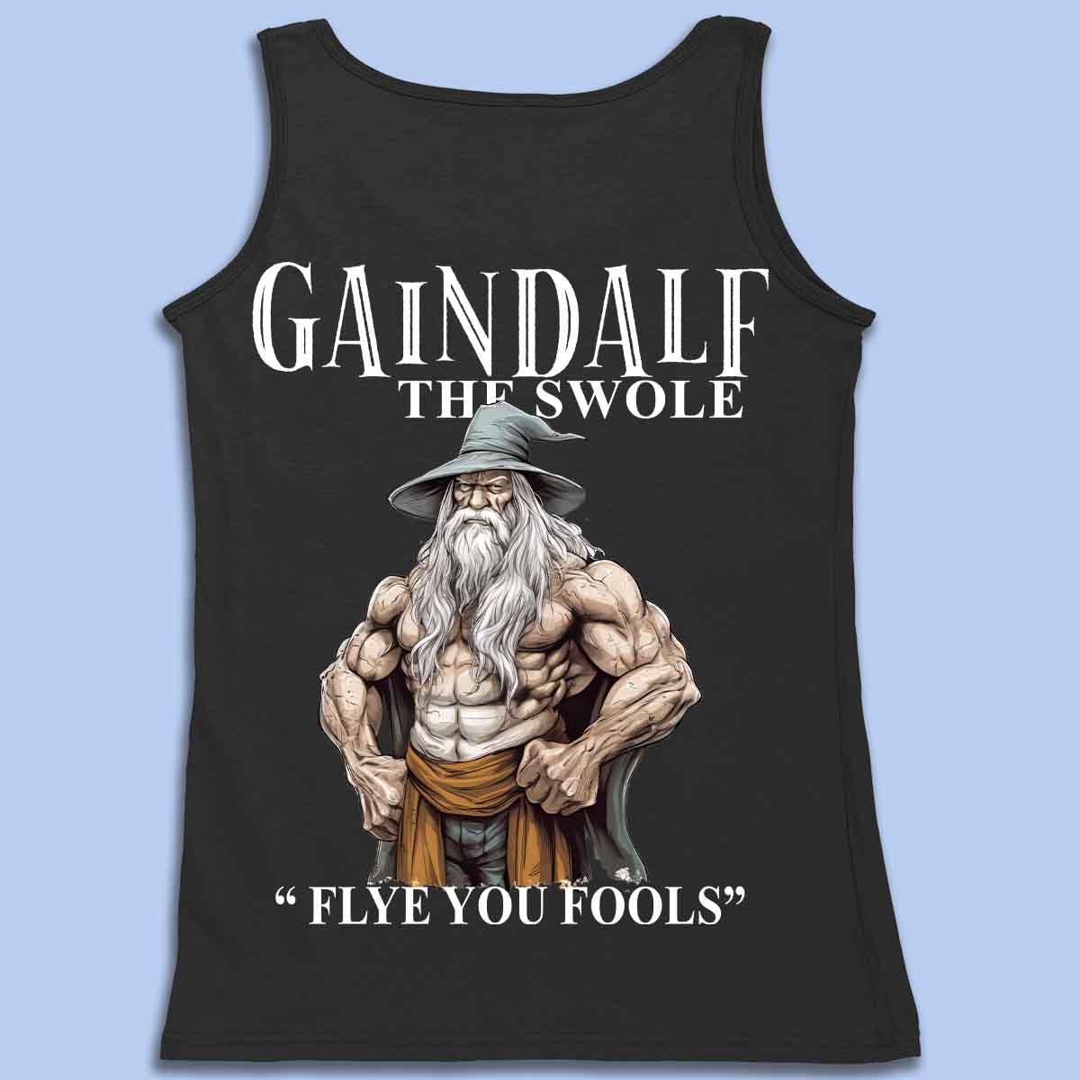 Gaindalf - Premium tanktop, unisex-achterprint