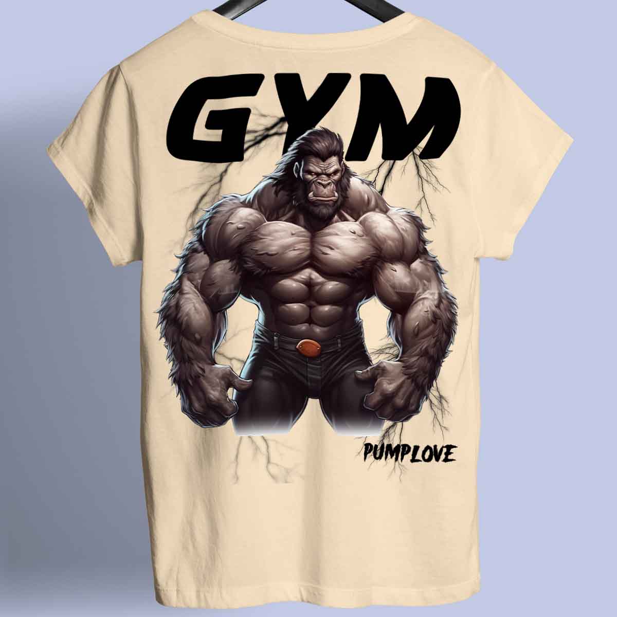 Gym Gorilla - Chemise Premium Unisexe Backprint