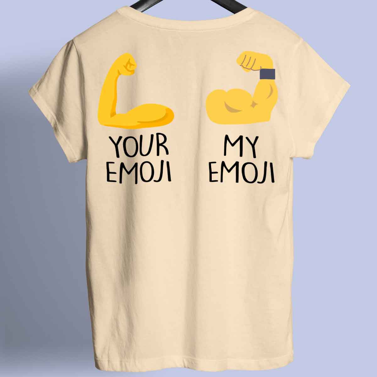 Emoji - Premium shirt, unisex-rugafdruk