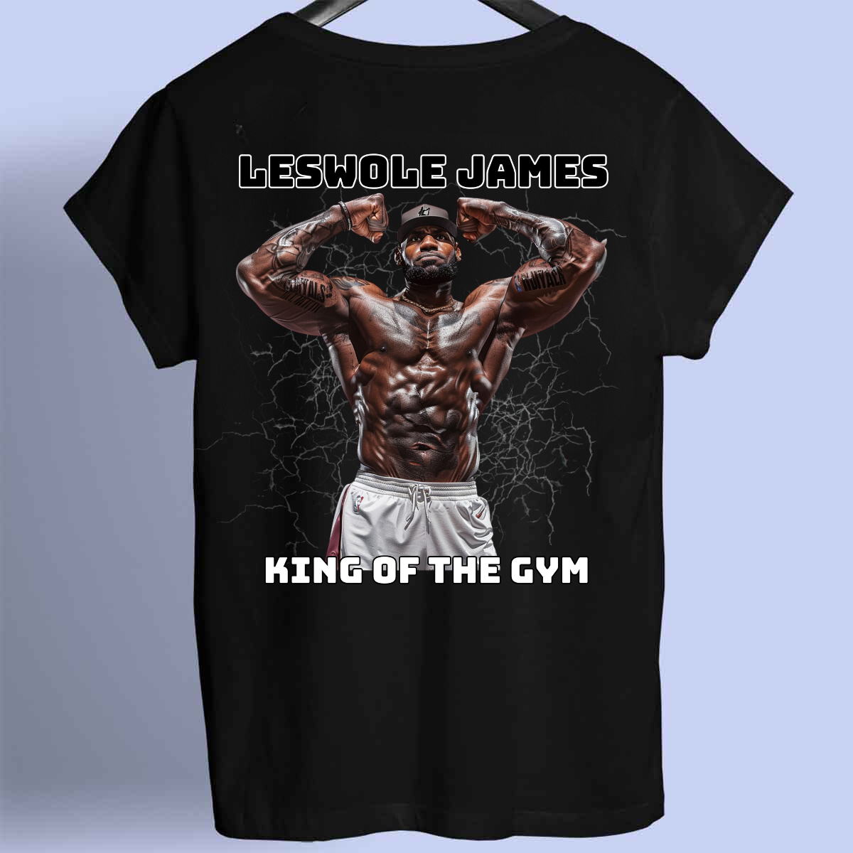 Leswole James - Premium shirt, unisex-rugafdruk