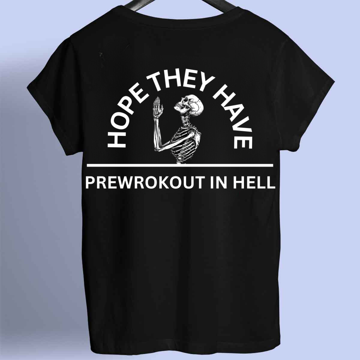 Hell - Premium shirt, unisex-rugafdruk