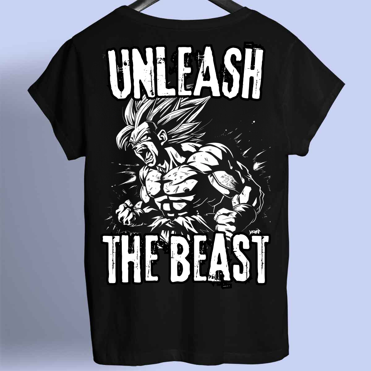 Unleash - Premium shirt, unisex-rugafdruk