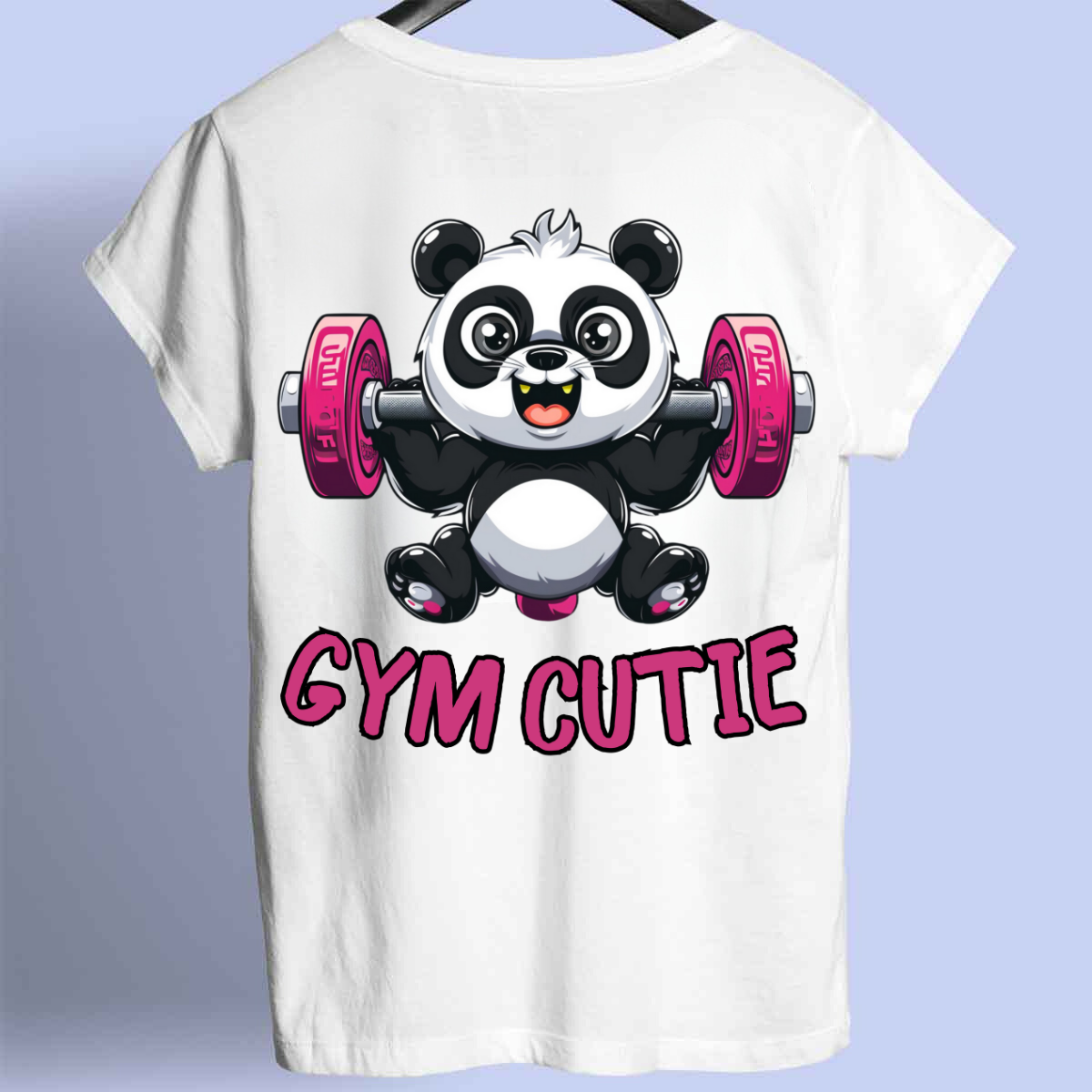 Gym Cutie - Premium shirt Unisex print op de voorkant