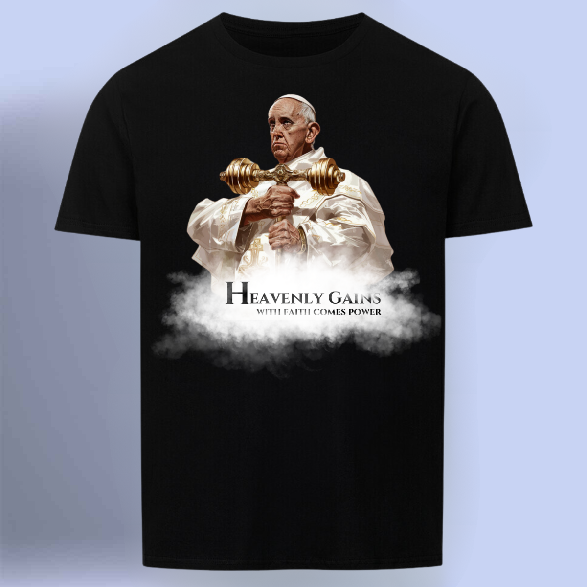 Heavenly Gains - Premium shirt Unisex print op de voorkant