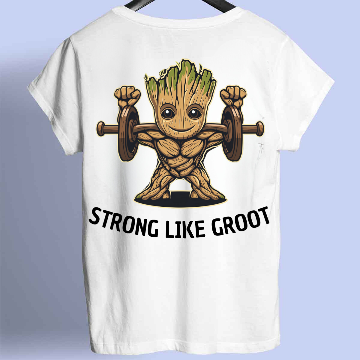 Groot - Premium shirt, uniseks, print op de voorkant