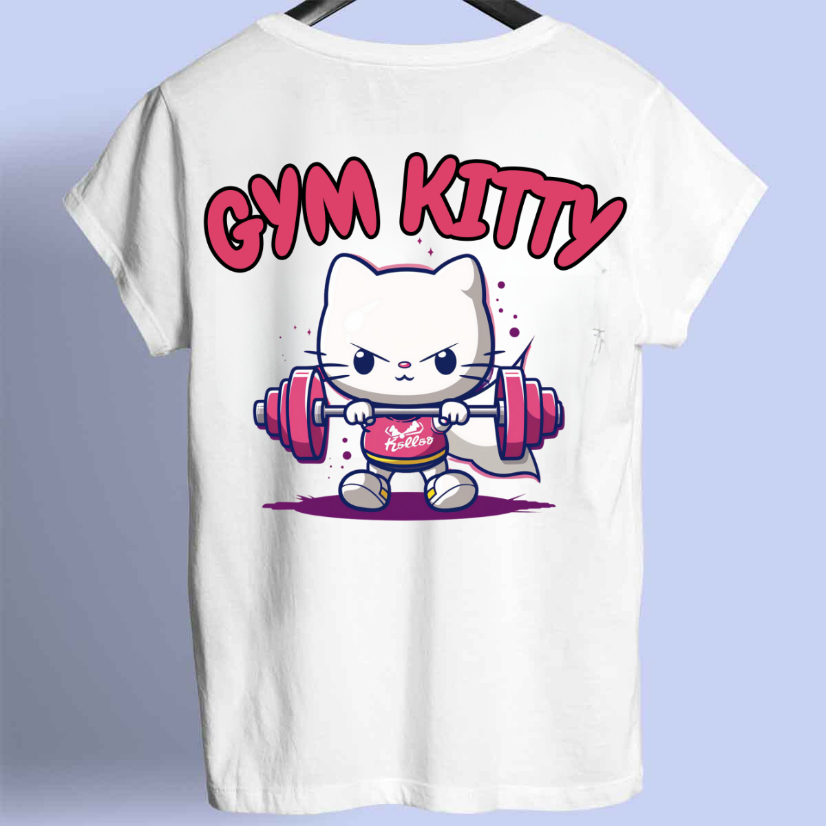 Gym Kitty - Chemise Premium Unisexe Impression recto