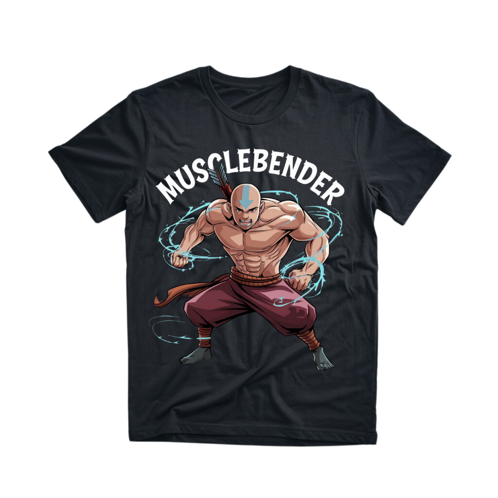 Musclebender - Premium shirt Unisex print op de voorkant