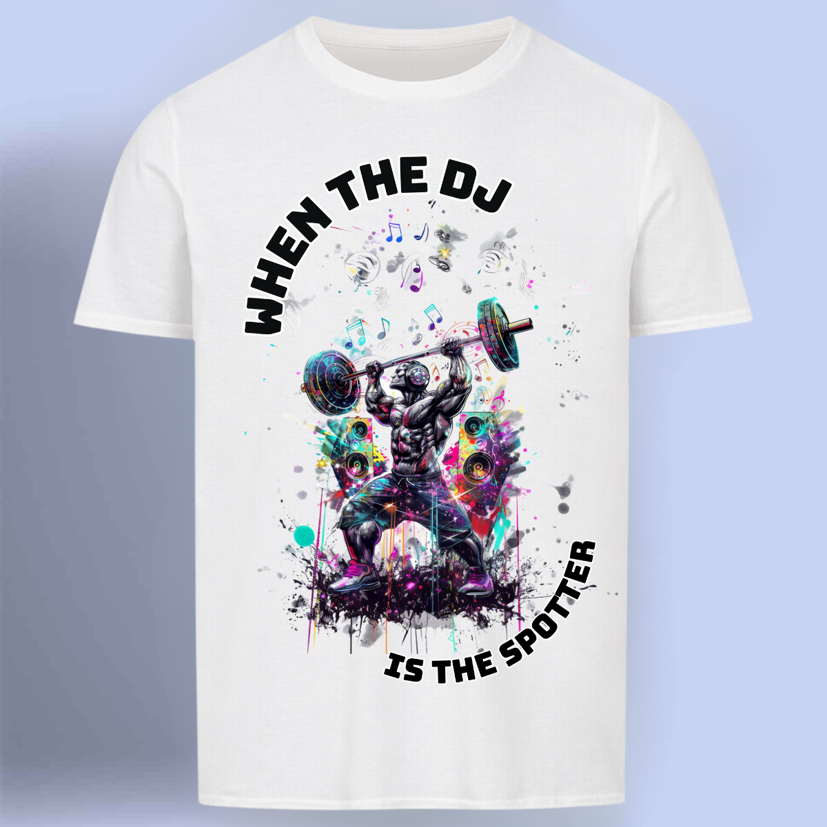 DJ - Premium shirt Unisex print op de voorkant