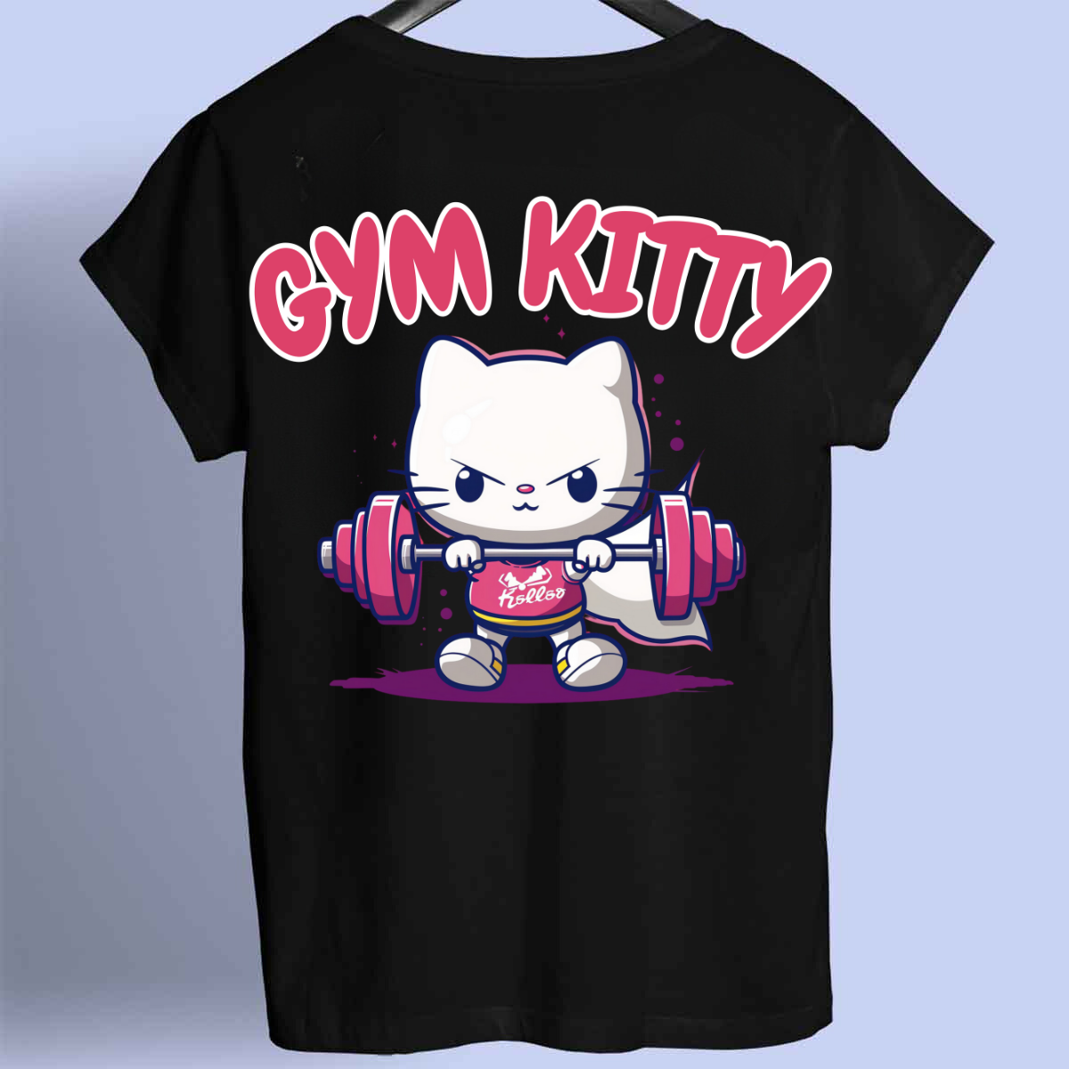 Gym Kitty - Chemise Premium Unisexe Impression recto