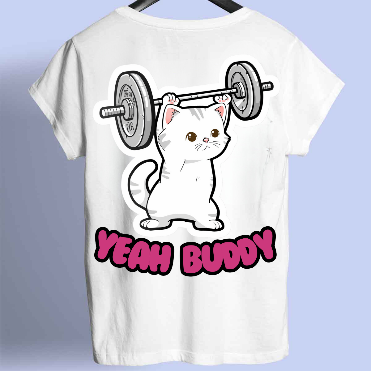 Yeah Buddy - Premium shirt, unisex print op de voorkant