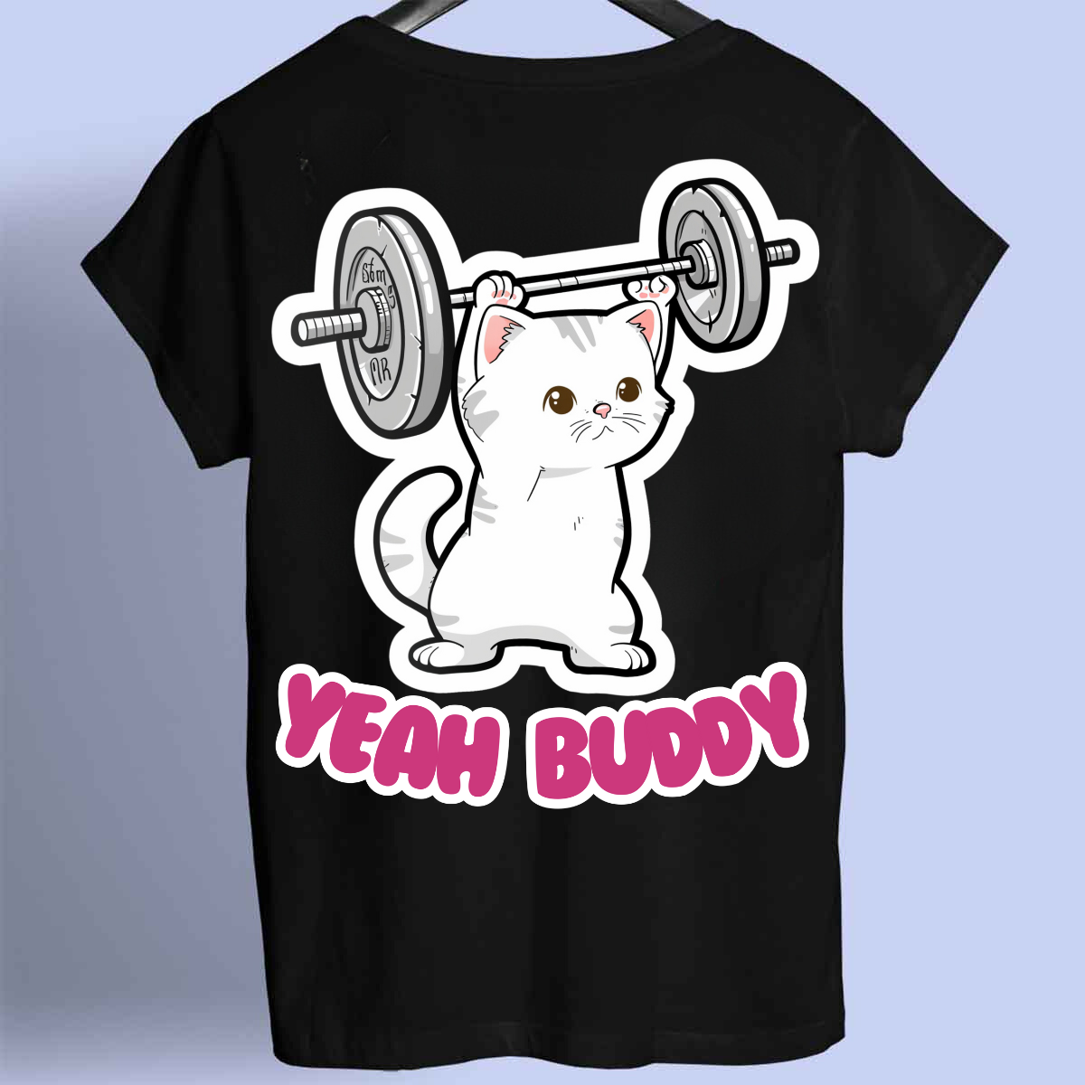 Yeah Buddy - Premium shirt, unisex print op de voorkant