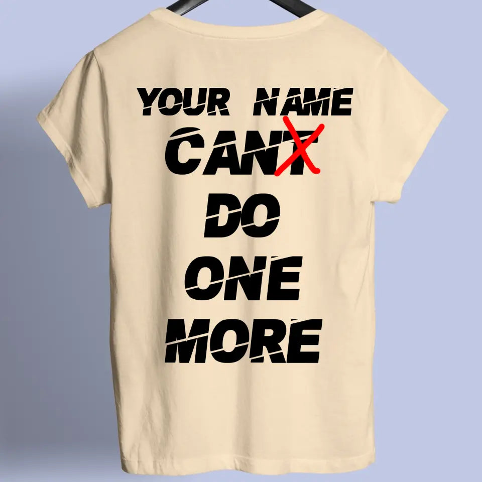 OneMore - Personaliseerbaar shirt