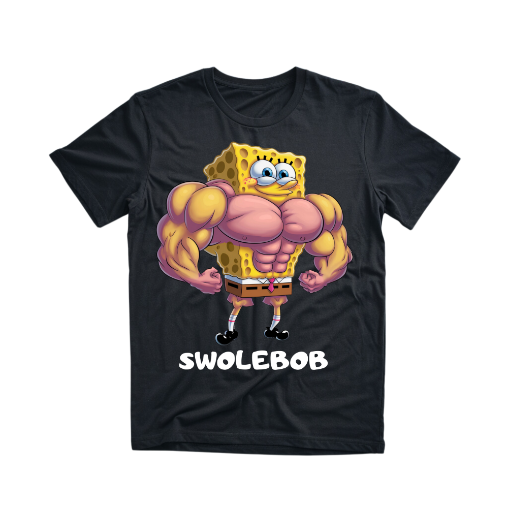 Swolebob - Premium shirt Unisex print op de voorkant