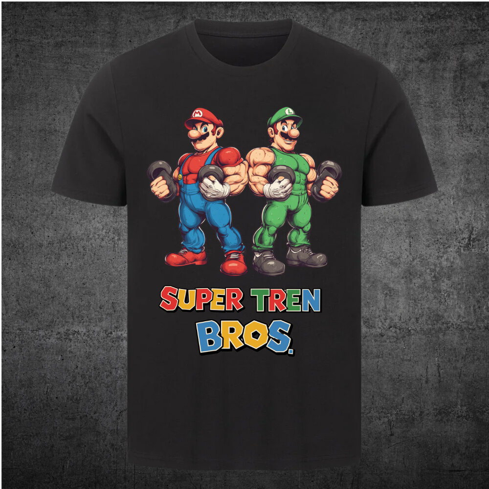 Super Tren Bros - Chemise Premium Unisexe Impression recto