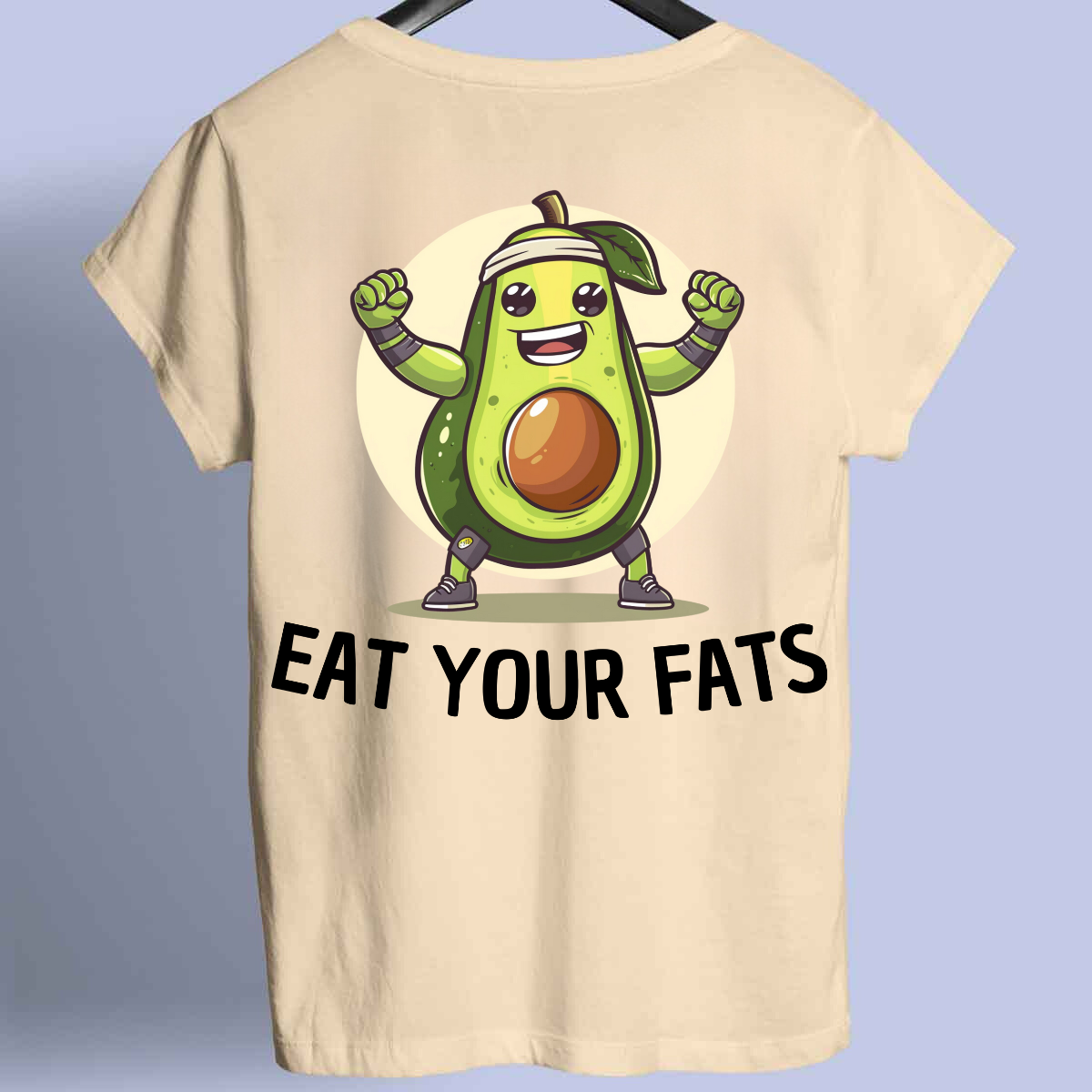 Avocado - Premium shirt, unisex-rugafdruk