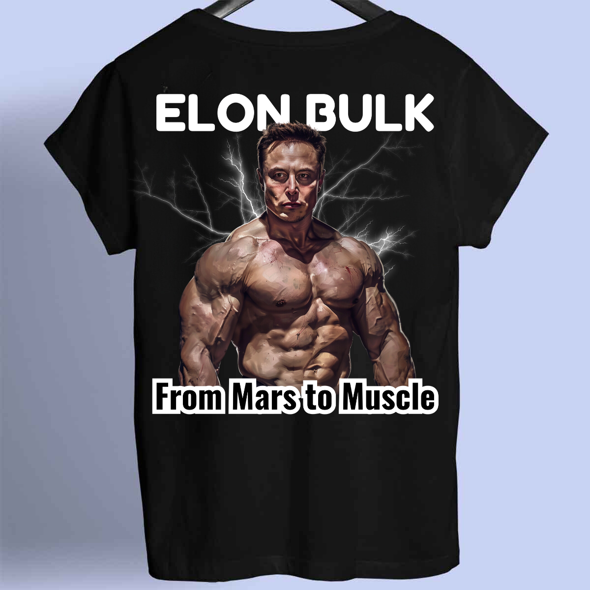 Elon Bulk - Premium shirt, unisex-rugafdruk