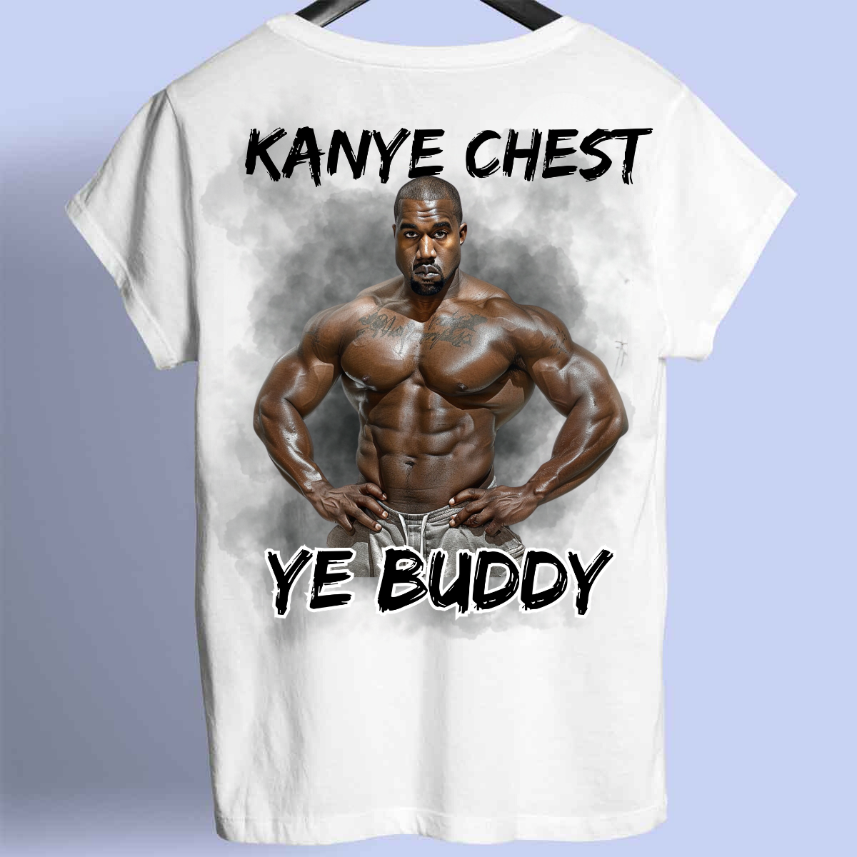 Kanye Chest - Premium shirt, unisex-rugafdruk