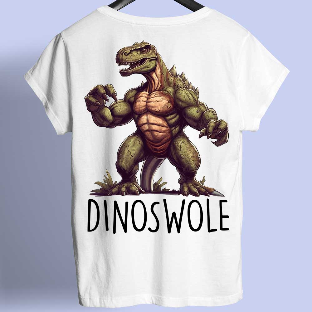 Dinoswole - T-shirt imprimé au dos