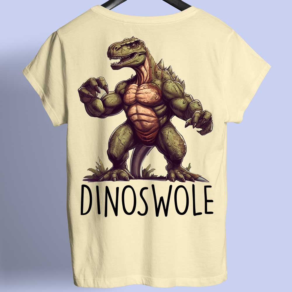 Dinoswol - T-shirtprint op de achterkant