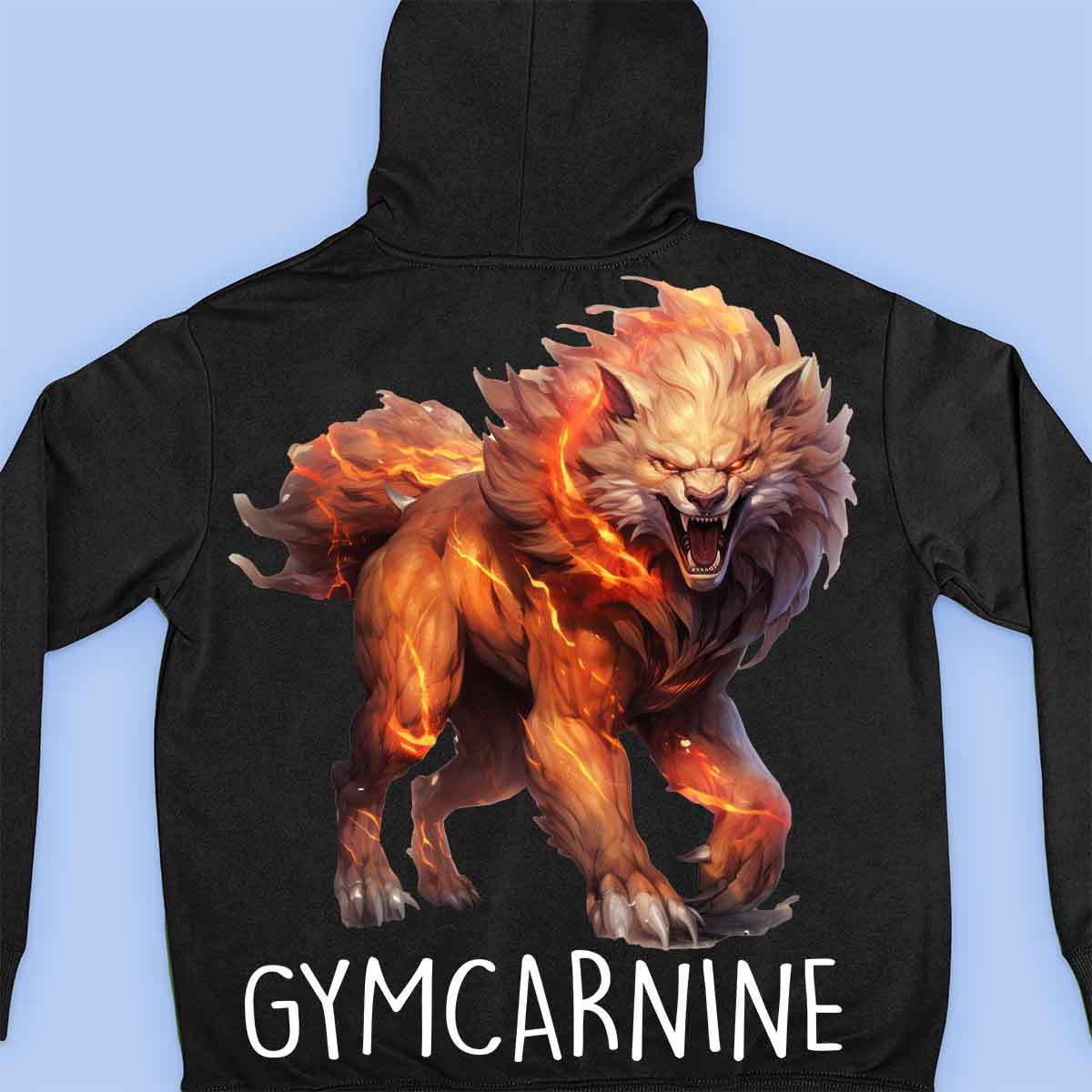 Gymcarnine - Premium hoodie, unisex-rugafdruk