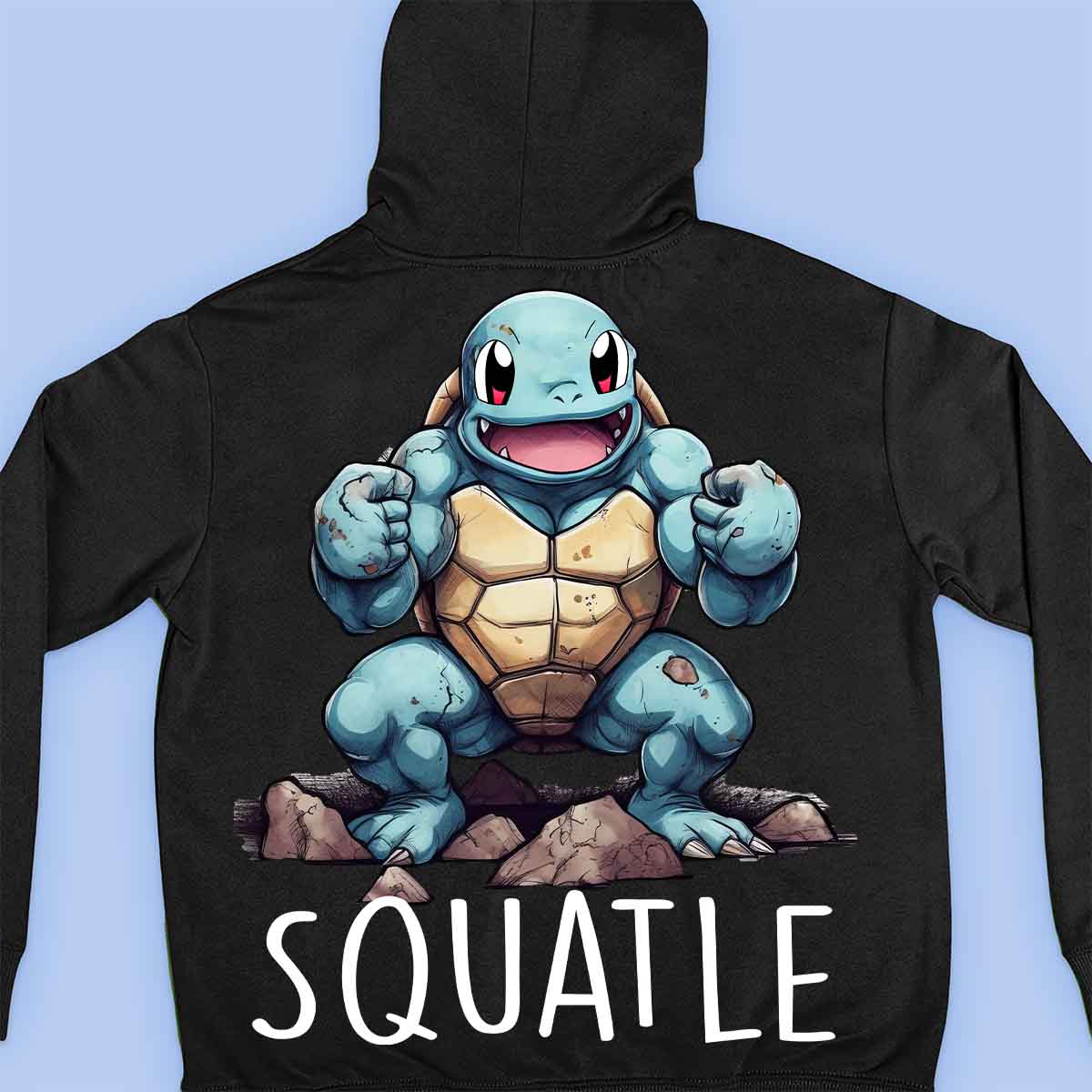 Squatle - Sweat à capuche Premium Unisexe Backprint