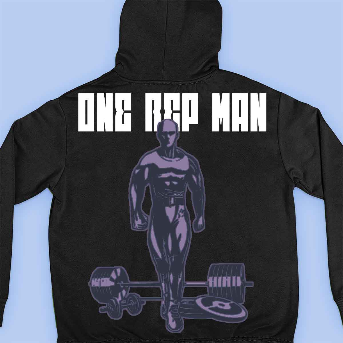 One Rep Man - Sweat à capuche premium unisexe Backprint