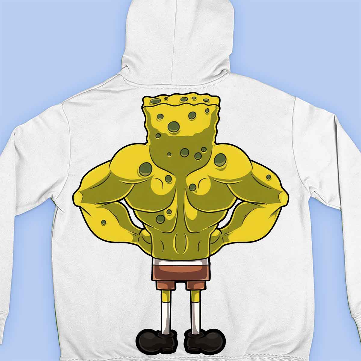 Sponge Back - Sweat à capuche premium Unisex Backprint