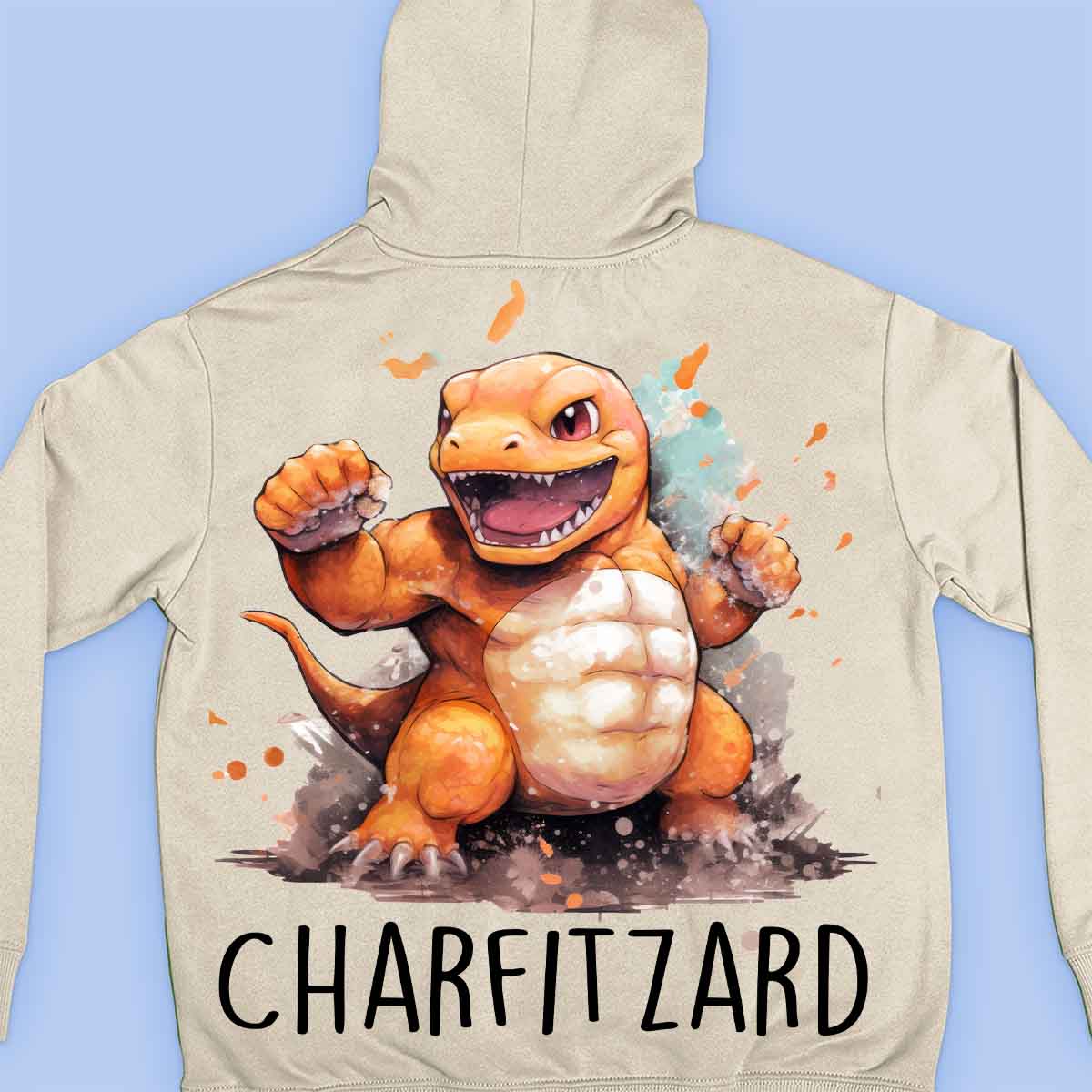 Charfitzard - Sweat à capuche Premium Unisexe Backprint