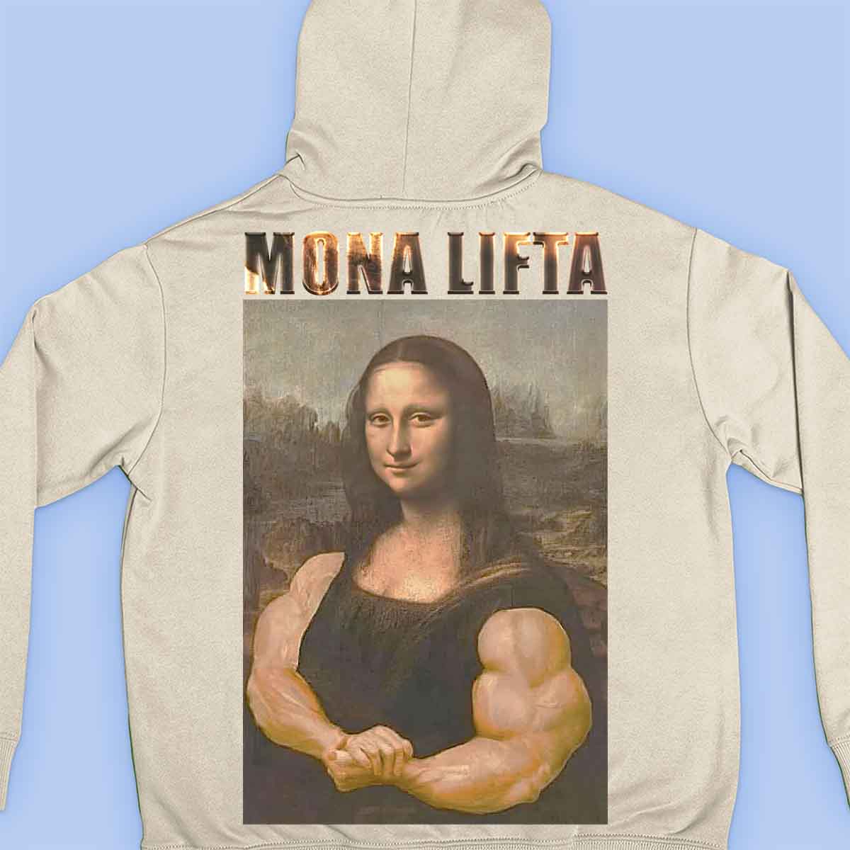 Mona Lifta - Premium hoodie, unisex-rugafdruk