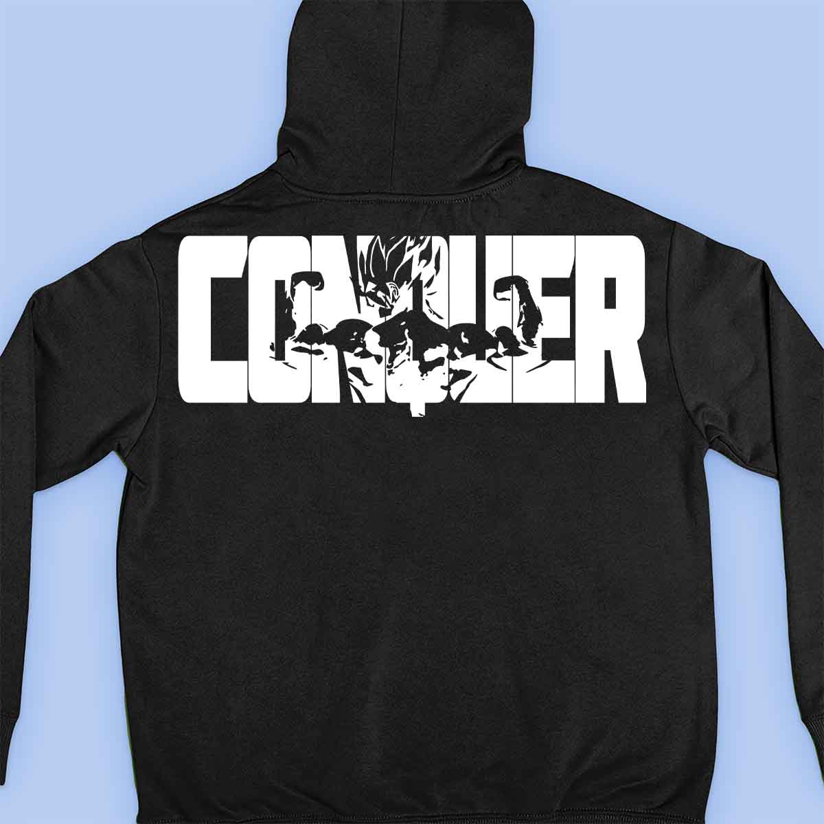 Conquer - Premium Hoodie Unisex Backprint