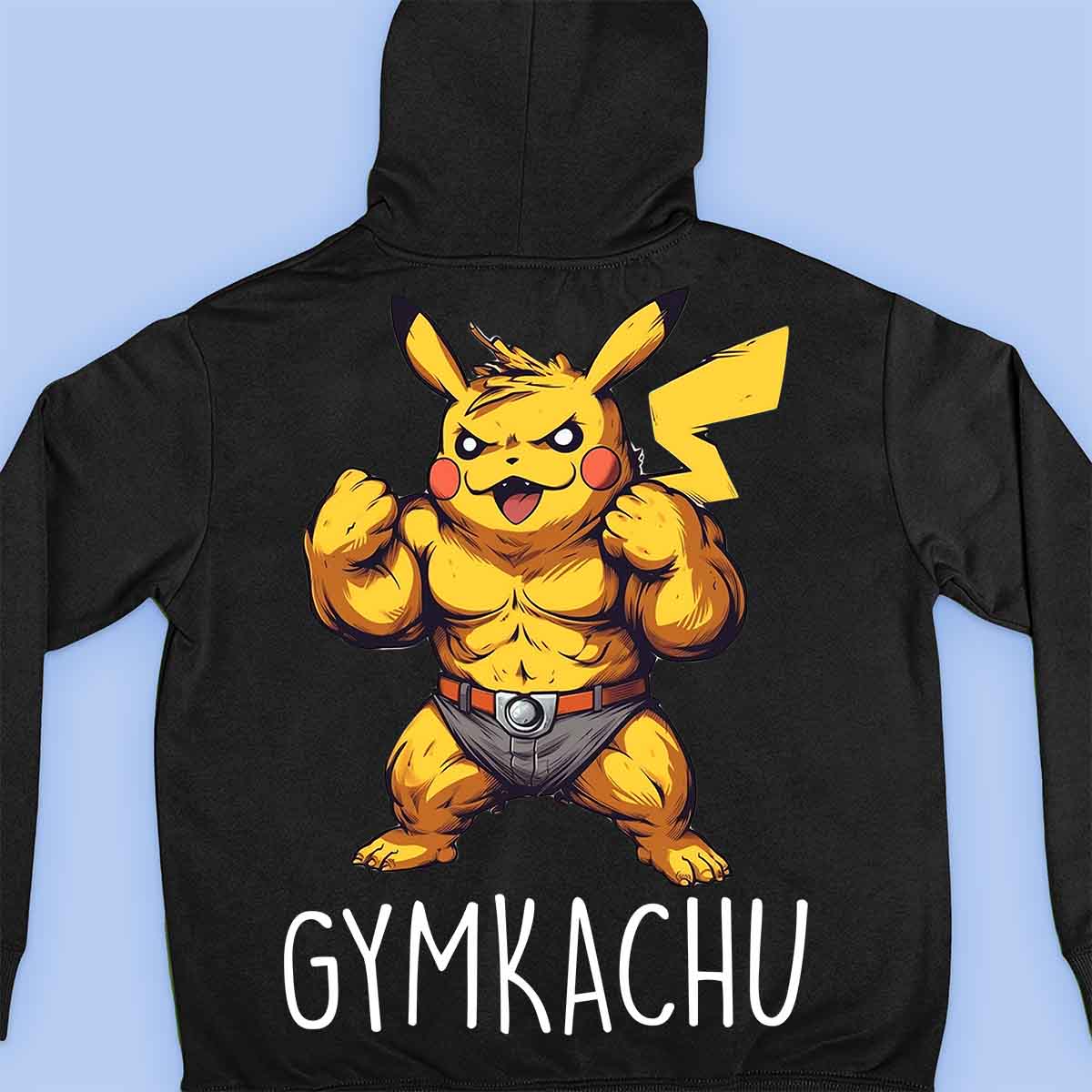 Gymkachu - Sweat à capuche Premium Unisexe Backprint