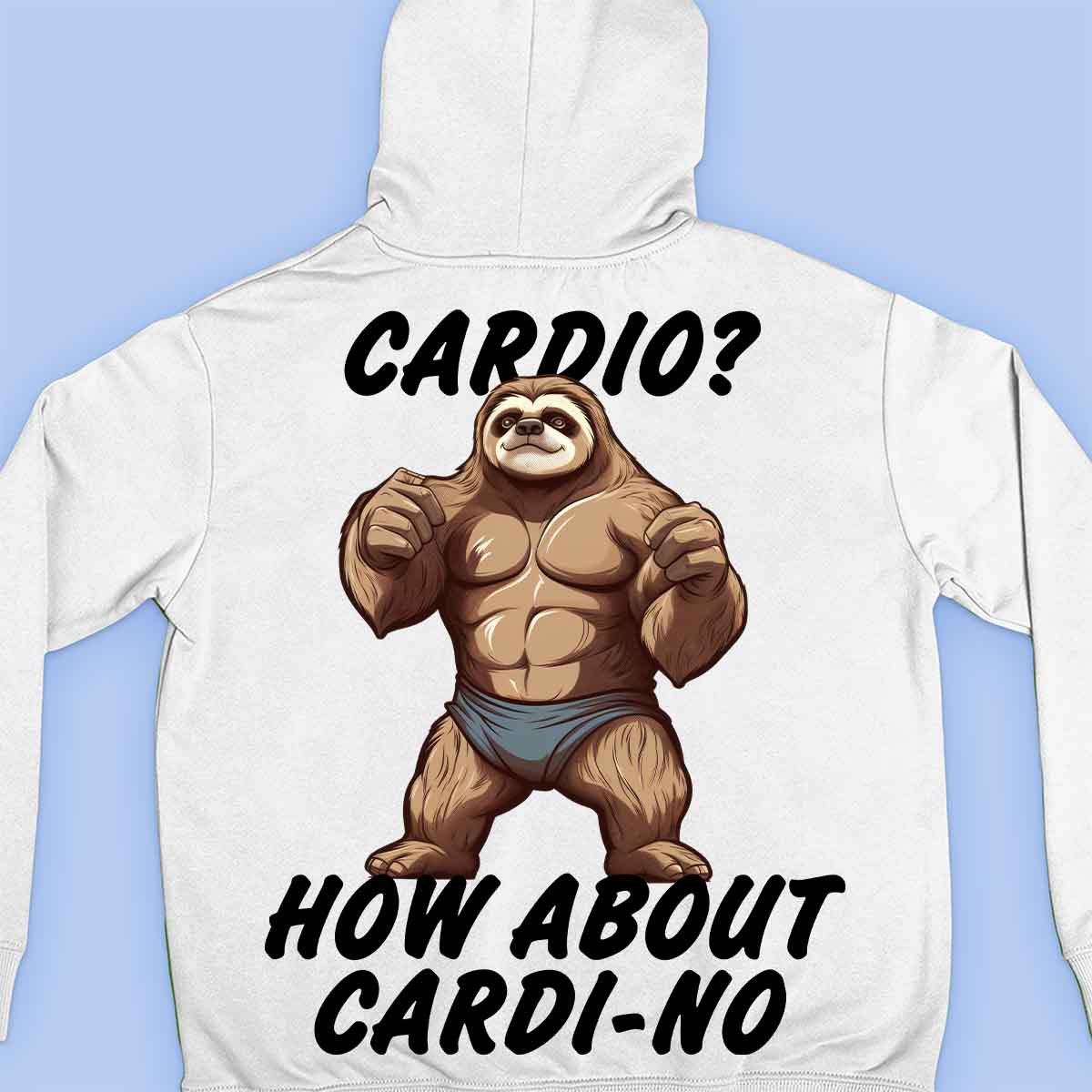 Cardio - Sweat à capuche Premium Unisexe Backprint