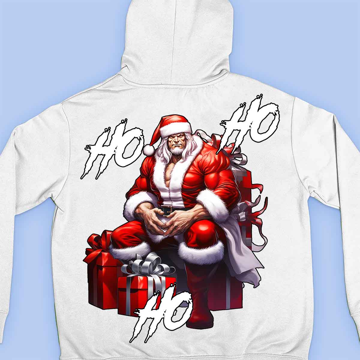 Ho Ho Ho - Premium hoodie, unisex-rugafdruk