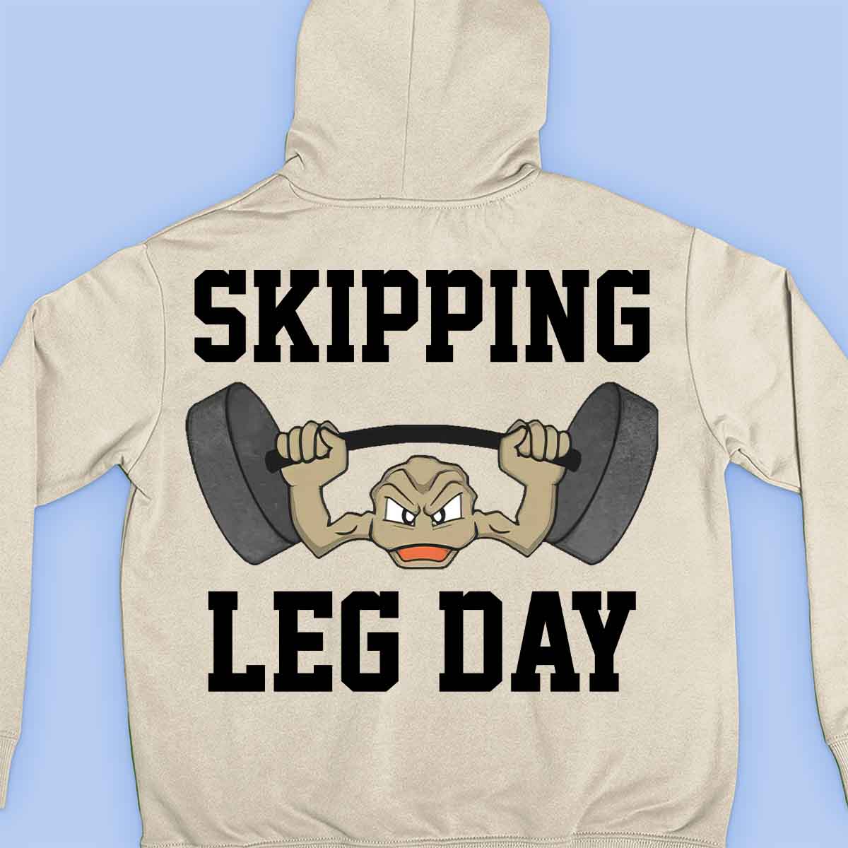 Skipping - Premium hoodie, unisex-rugafdruk