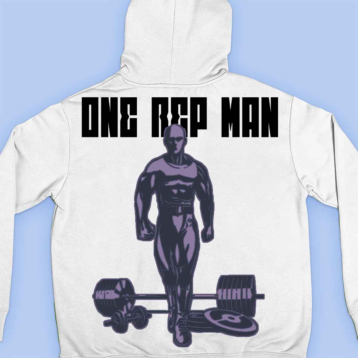 One Rep Man - Sweat à capuche premium unisexe Backprint