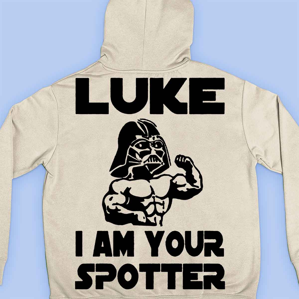 Your Spotter - Premium hoodie, unisex-rugafdruk