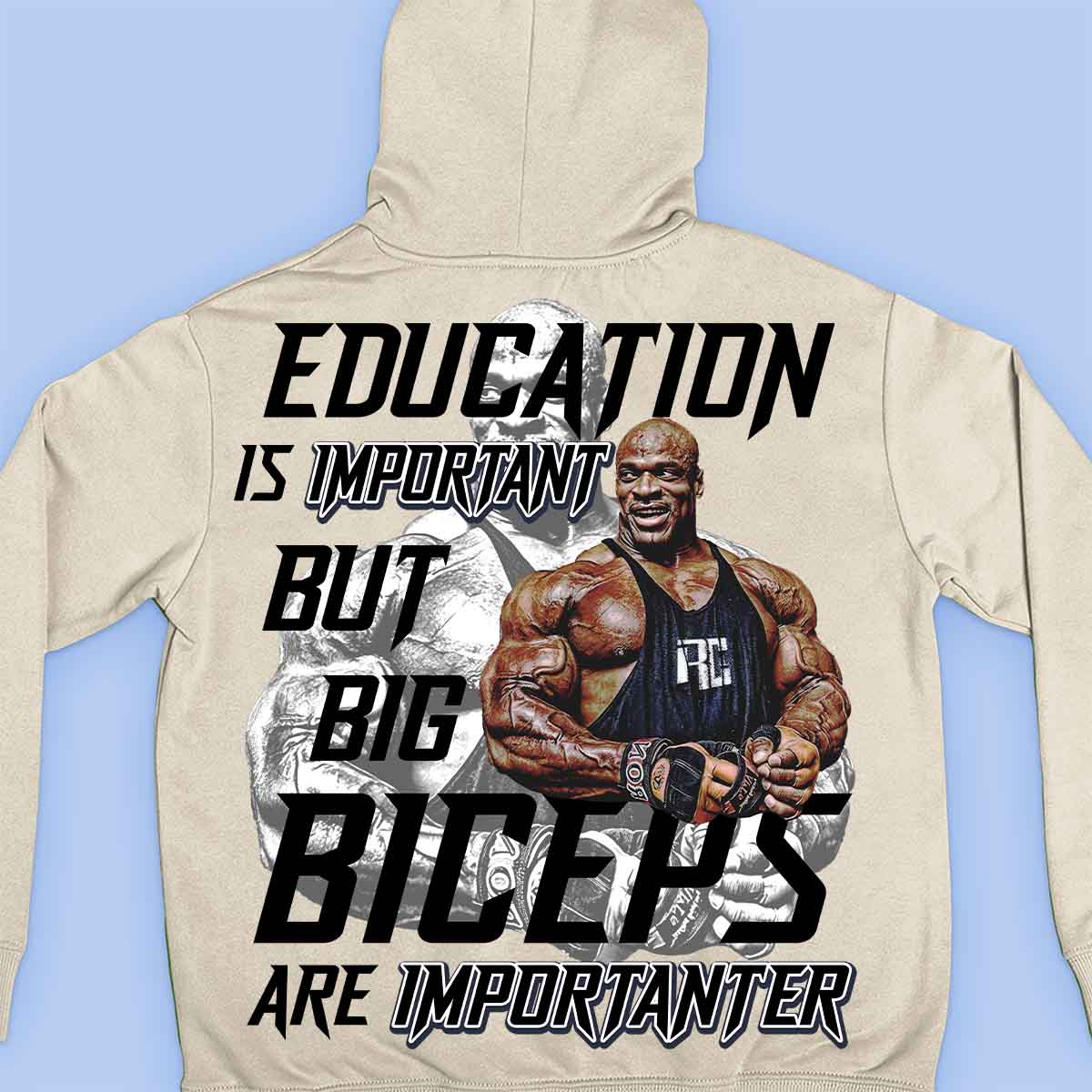 Éducation - Sweat à capuche Premium Unisex Backprint