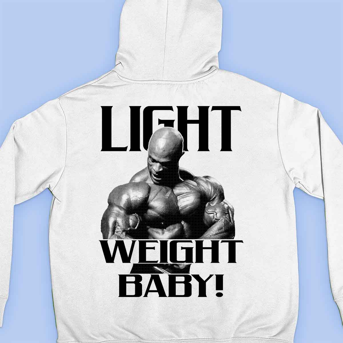 Lichtgewicht - Premium hoodie, unisex-rugafdruk