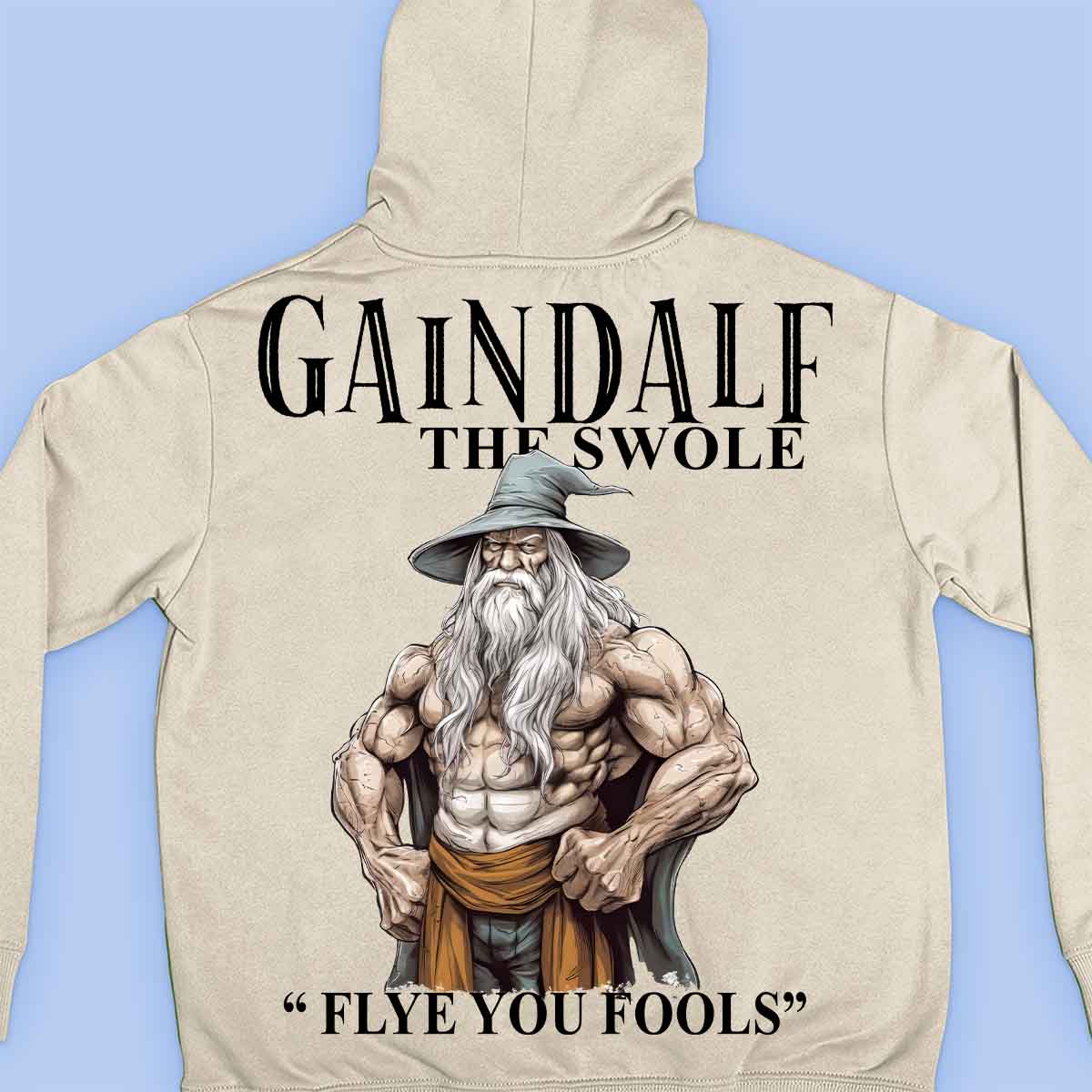 Gaindalf - Sweat à capuche Premium Unisexe Backprint