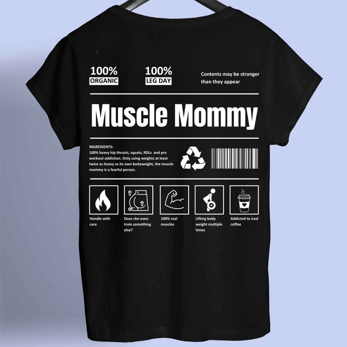 Muscle Mommy - Chemise Premium Unisexe Backprint