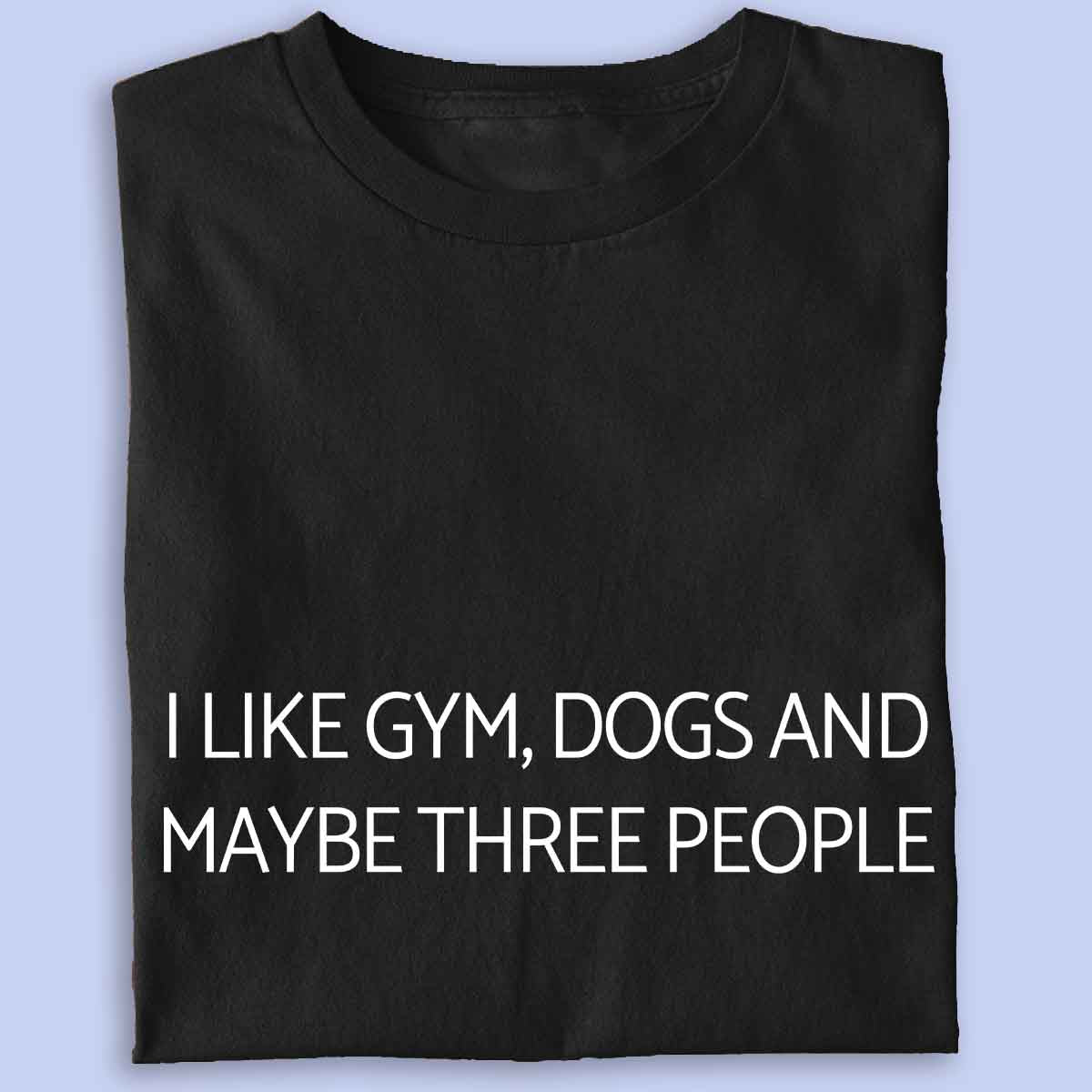 Gym en honden - Premium shirt unisex