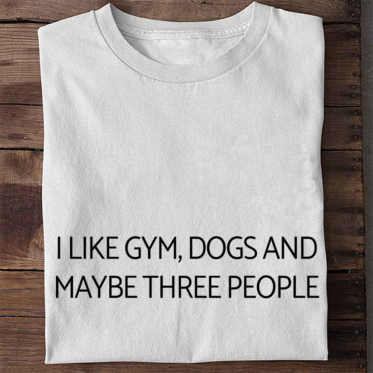 Gym en honden - Premium shirt unisex