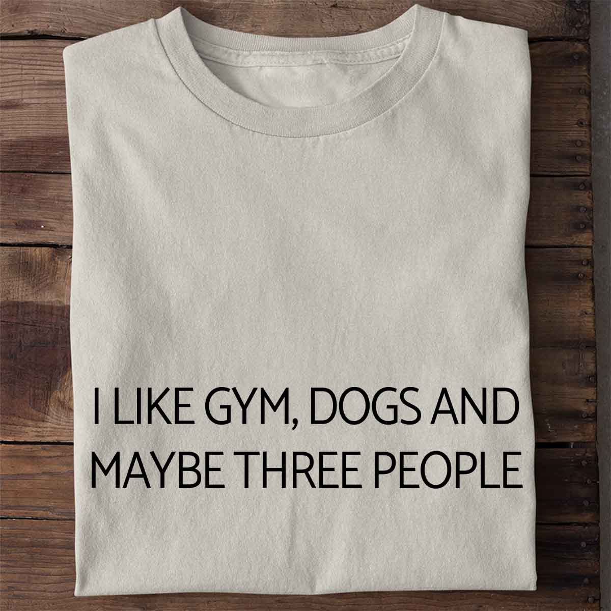 Gym en honden - Premium shirt unisex