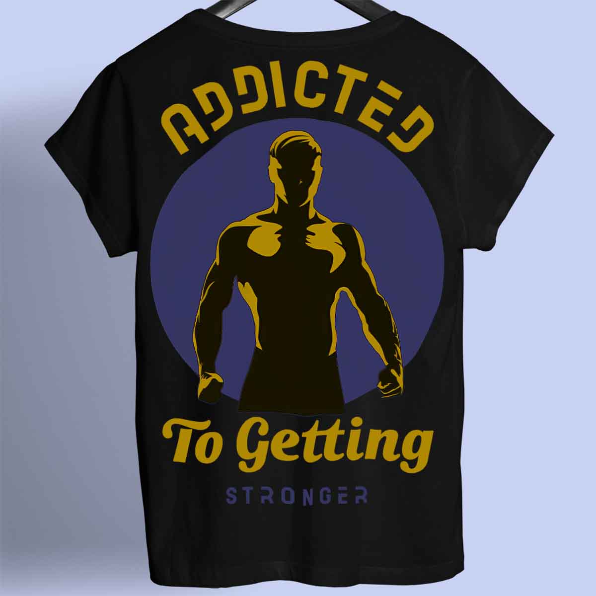 Addicted - Premium shirt, unisex-rugafdruk