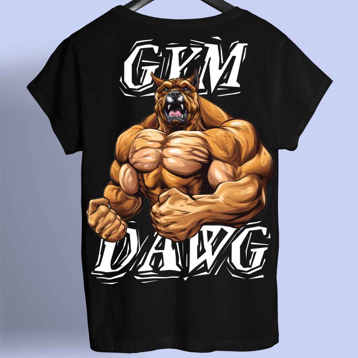 Gym Dawg - T-Shirt Premium Unisexe Backprint