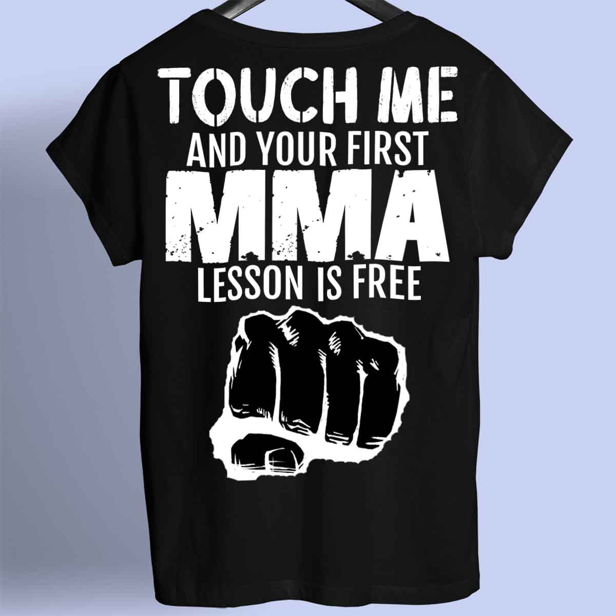 MMA - Premium shirt, unisex-rugafdruk