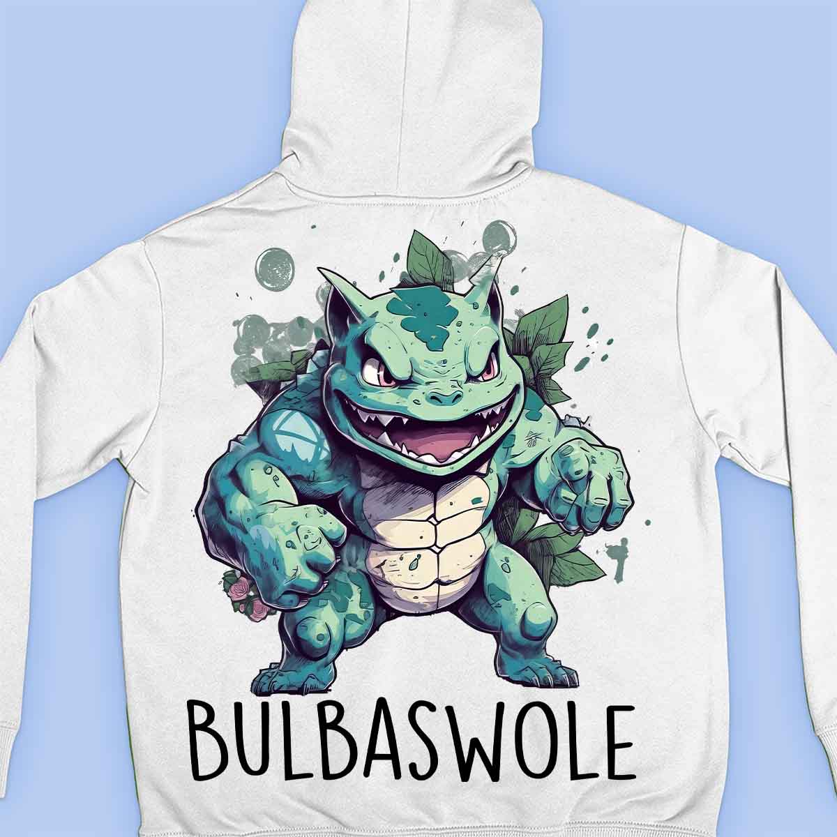 Bulbaswole - Premium hoodie, unisex-rugafdruk