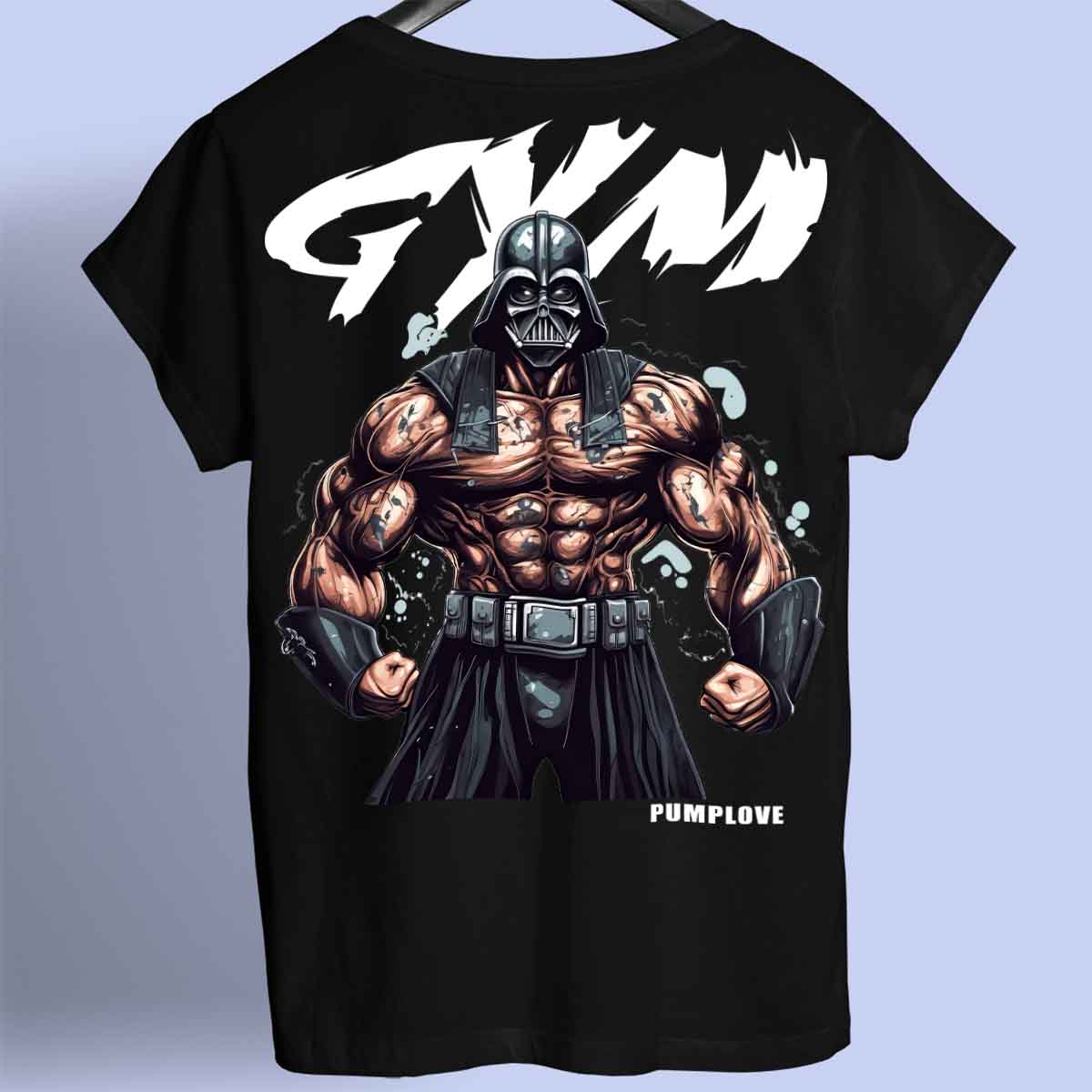 Gym Vader - Premium T-shirt, unisex-rugafdruk