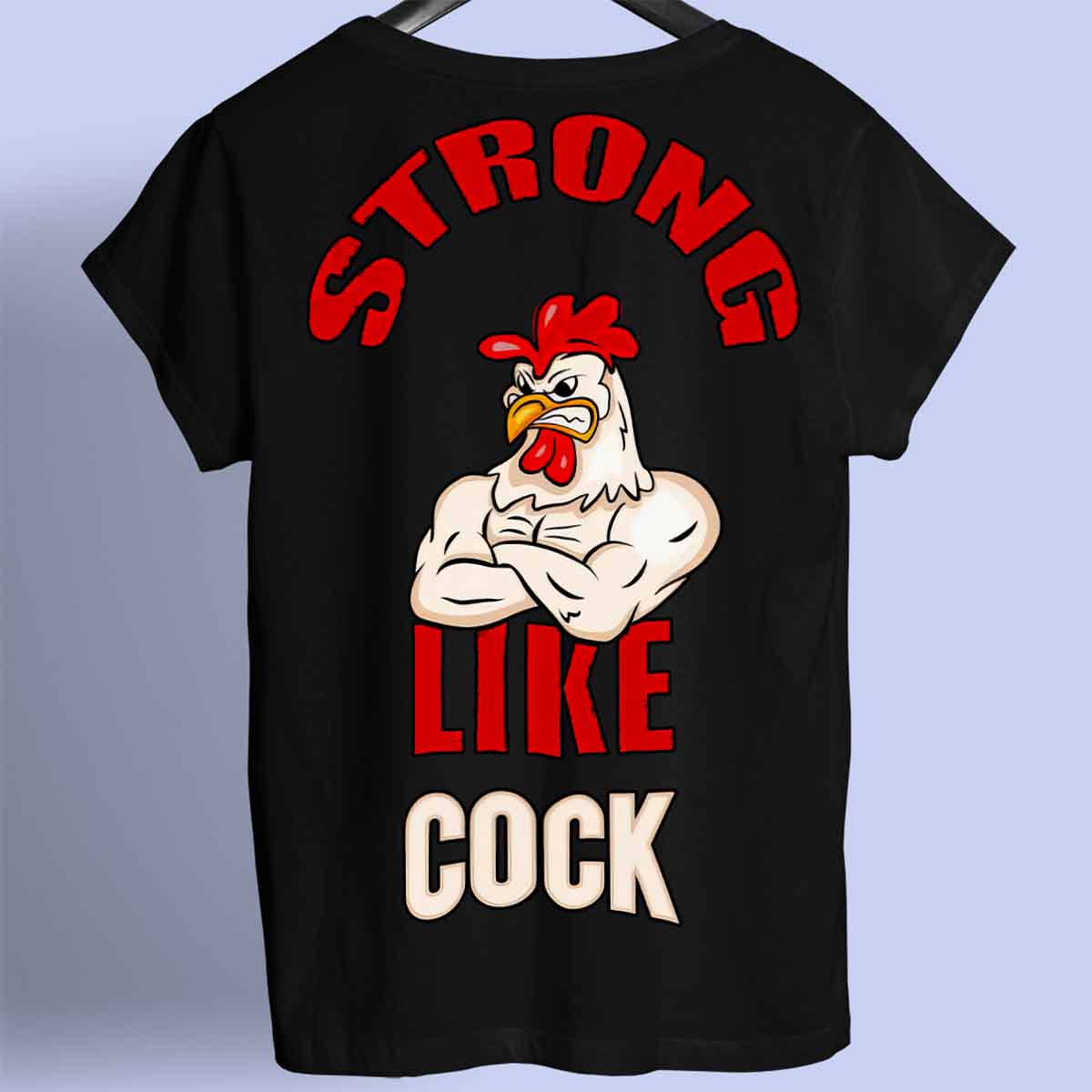 Strong Like - Premium T-shirt, unisex-rugafdruk