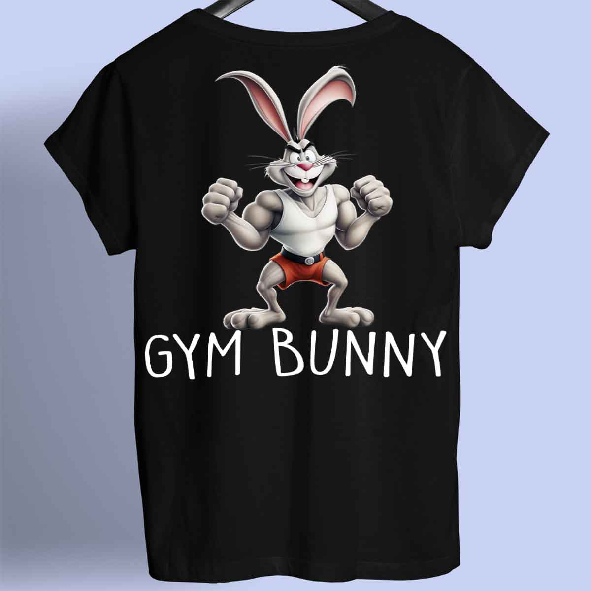 Gym Bunny - Premium shirt, unisex-rugafdruk